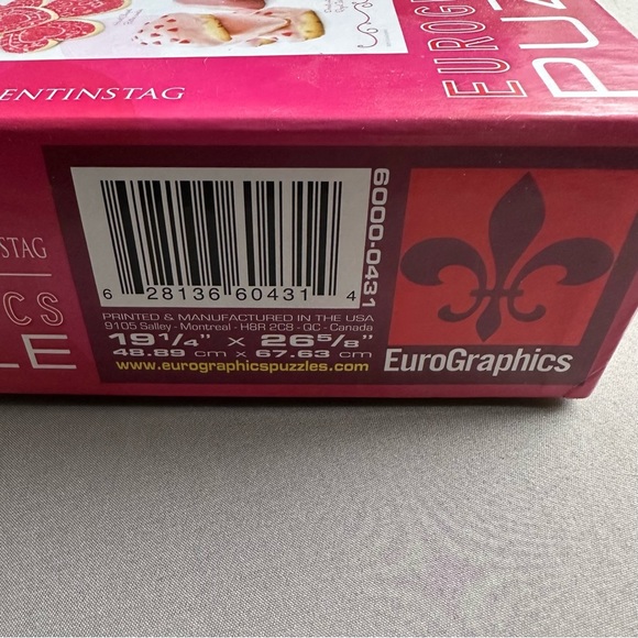 EUROGRAPHICS 1000pc Sweet Valentine cakes/desserts puzzle - Picture 4 of 9